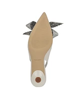 Nine West Women's Rills Bridal Pointy Toe Dress Slingback Pumps