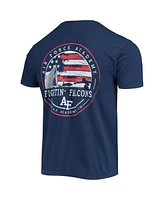 Image One Men's Navy Air Force Falcons Campus Americana T-Shirt