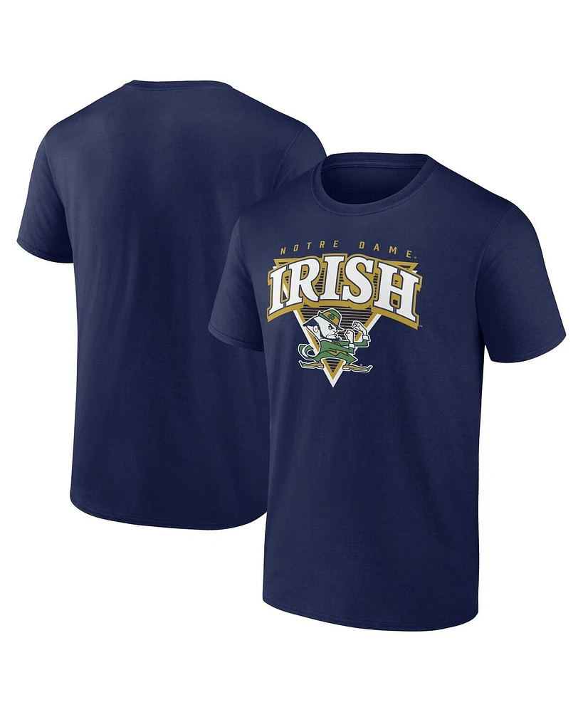 Fanatics Men's Navy Notre Dame Fighting Irish Modern Tri T-Shirt