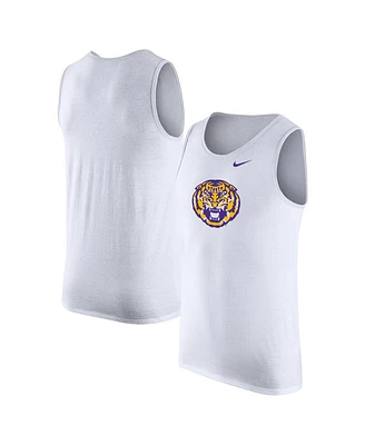 Nike Men's White Lsu Tigers Tank Top