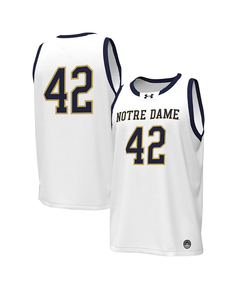 Under Armour Men's 42 Notre Dame Fighting Irish Replica Basketball Jersey