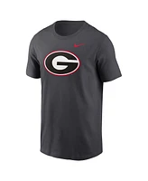 Nike Men's Anthracite Georgia Bulldogs Primetime Evergreen Logo T-Shirt