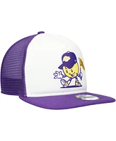 New Era Big Boys and Girls White/Purple Los Angeles Lakers Court Sport Mascot 9FIFTY Snapback Hat