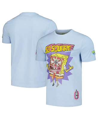 Freeze Max Men's Light Blue SpongeBob SquarePants Absurd Grotesque T-Shirt