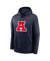 Nike Men's Navy Arizona Wildcats Legacy Logo Club Fleece Pullover Hoodie