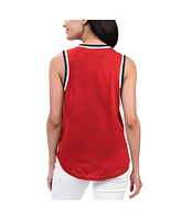 G-iii 4Her by Carl Banks Women's Red Washington Capitals Strategy Tank Top