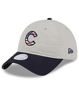 New Era Women's Black Chicago Cubs 2024 Fourth of July 9TWENTY Adjustable Hat