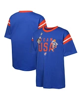 Outerstuff Big Boys and Girls Blue Team Usa Looney Tunes Sports T-Shirt