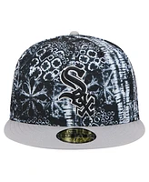 New Era Men's Black Chicago White Sox Sands 59FIFTY Fitted Hat