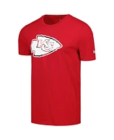 New Era Men's Red Kansas City Chiefs Camo Logo T-Shirt