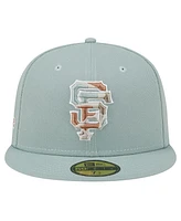 New Era Men's Green San Francisco Giants Spring Forest 59FIFTY Fitted Hat