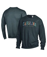 Comfortwash Women's Gray North Carolina Tar Heels Oversized Pullover Sweatshirt