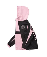 Live Breathe Futbol Men's and Women's Pink Inter Miami Cf Tekker Half-Zip Anorak Jacket