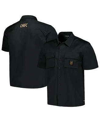 The Wild Collective Men's Black Lafc Utility Button-Up Shirt