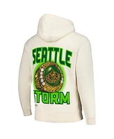 Playa Society Men's and Women's Oatmeal Seattle Storm Pullover Hoodie