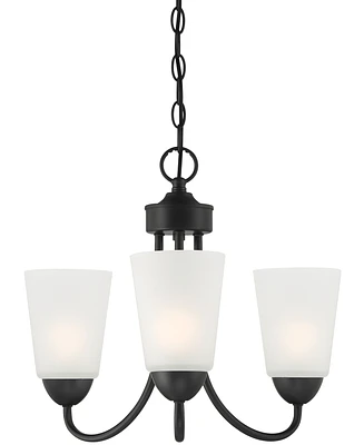 Designers Fountain Malone 18" Metal 3 Light Chandelier