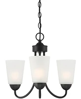 Designers Fountain Malone 18" Metal 3 Light Chandelier