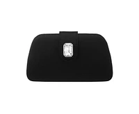 Nina Large Crystal Embellished Tab Minaudiere Clutch