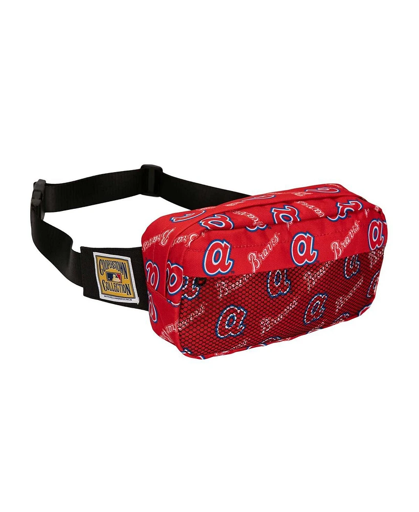 Mitchell & Ness Atlanta Braves Cooperstown Collection Team Logo Fanny Pack