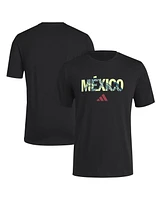 Adidas Men's Black Mexico National Team High Brand Read T-Shirt