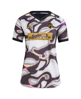 Adidas Women's Black St. Louis City Sc 2024 Pride Pre-Match Top