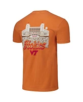 Image One Men's and Women's Orange Virginia Tech Hokies Hyper Local Hokie Stone Stadium T-Shirt