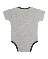 Outerstuff Newborn Baby Boys and Girls Gray/White Baltimore Orioles Two-Pack Play Ball Bodysuit Set