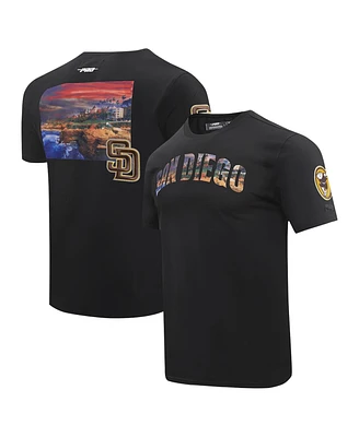 Pro Standard Men's Black San Diego Padres Cityscape T-Shirt