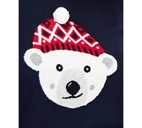 Tommy Hilfiger Plus Cotton Beanie Bear Sweater