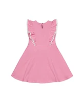 Hope & Henry Girls' Sleeveless Knit Pinafore Dress