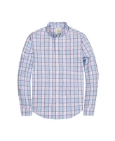 Hope & Henry Men's Organic Long Sleeve Stretch Poplin Button Down Shirt