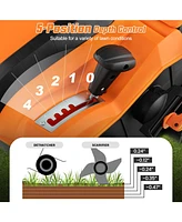 Slickblue 16-Inch Electric Lawn Dethatcher and Scarifier with Collection