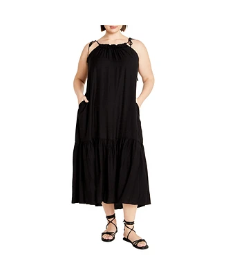 City Chic Plus Erica Maxi Dress