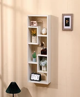 Streamdale Furniture Multipurpose Geometric Bookshelf with Ample Storage