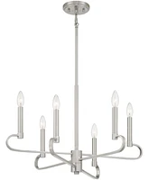 Designers Fountain Summit 25.5" Metal 6 Light Chandelier