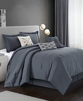 Closeout! Stratford Park Arven Textured 7-Pc. Comforter Set, King