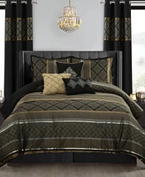 Stratford Park Tefia Geometric 9-Pc. Comforter Set