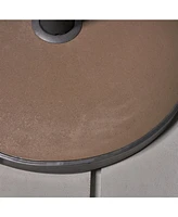 Round Umbrella Base For Shady Backyard Oasis (55 Lbs)