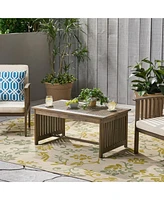Acacia Wood Coffee Table: Outdoor Marvel For Decks And Patios