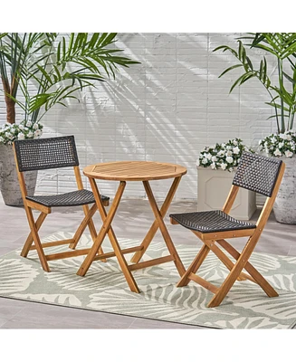 Charming Woven Bistro Set: Enhance Your Home Decor