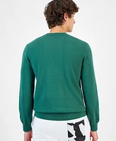 A|X Armani Exchange Men's Long Sleeve Crewneck Logo Sweater, Created for Macy's