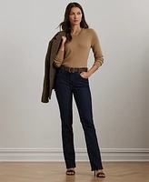 Lauren Ralph Petite Cotton-Blend Sweater