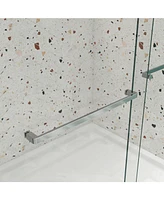 Streamdale Furniture Bypass Shower Door, 56"-60"W x 74"H, Tempered Glass