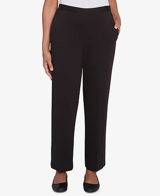 Alfred Dunner Runway Ready Women's Comfort Waist Medium Length Pant