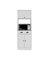 Fm Furniture Tennant Pantry Cabinet Microwave Stand