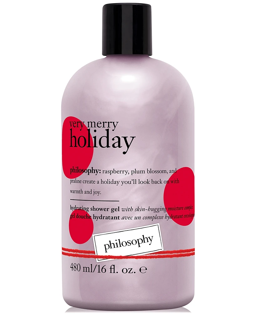 philosophy Very Merry Holiday Hydrating Shower Gel, 16 oz.