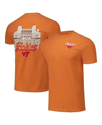 Image One Men's and Women's Orange Virginia Tech Hokies Hyper Local Hokie Stone Stadium T-Shirt