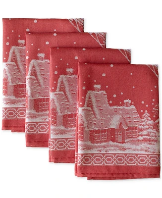 Benson Mills Holiday Wonderland Jacquard Napkin, Set of 4