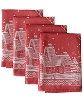 Benson Mills Holiday Wonderland Jacquard Napkin, Set of 4