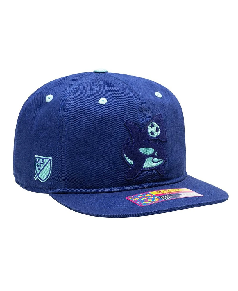 Fan Ink Men's Seattle Sounders Fc Blue Bankroll Snapback Hat